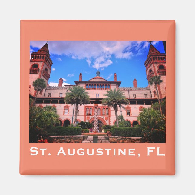 Imán St. Augustine, FL - Ponce de León (Frente)