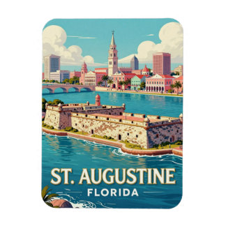 Imán St. Augustine Florida Viaje Ciudad Histórica 🏰