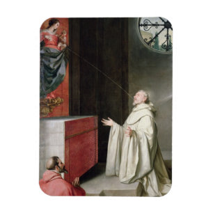 Imán St Bernard y la Virgen