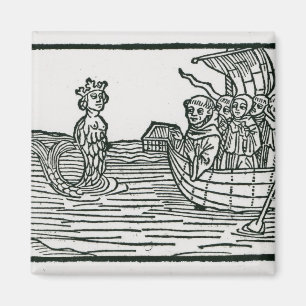 Imán St. Brendan y la sirena