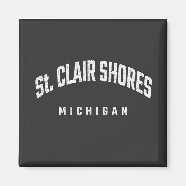 Imán St. Clair Shores Michigan MI (Frente)