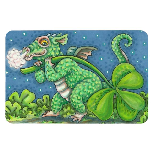 IMÁN ST. DÍA DE PATRICK, PEQUEÑA FANTASÍA IRLANDESA DE  (Horizontal)