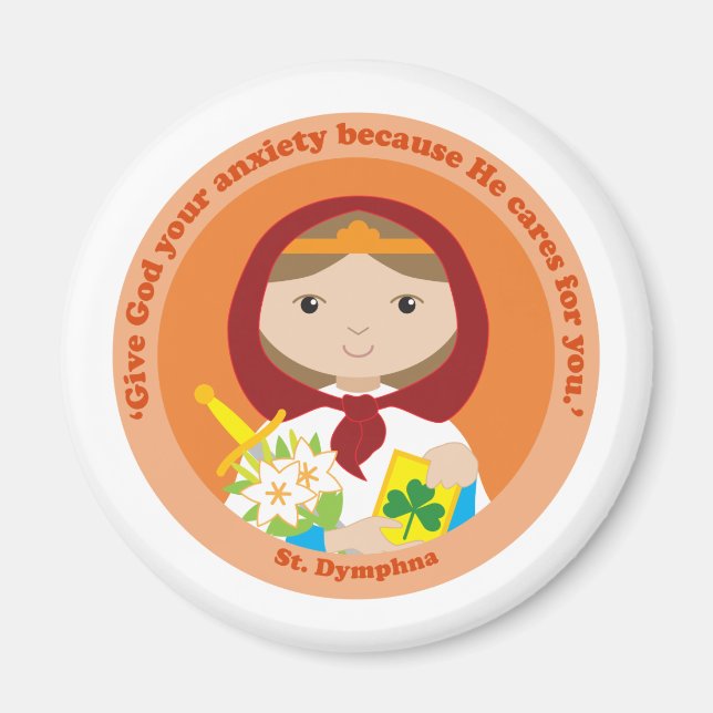 Imán St. Dymphna (Frente)