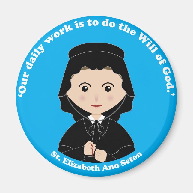 Imán St. Elizabeth Ann Seton (Frente)