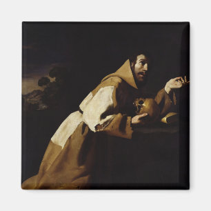 Imán St Francis en la meditación, 1639