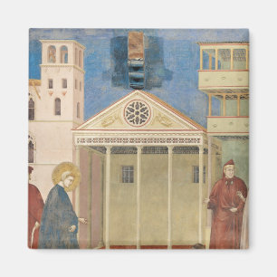 Imán St Francis honró por un hombre simple, 1297-99