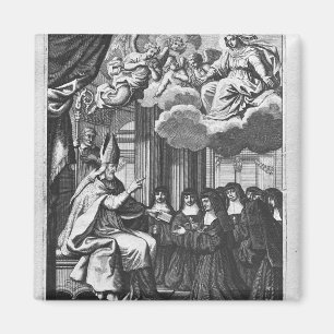 Imán St. Francois de Salles Giving la regla