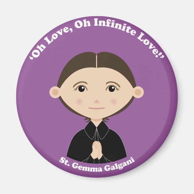 Imán St. Gemma Galgani (Frente)