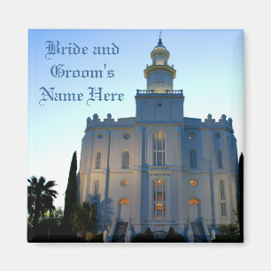 Imán St.GeorgeTemple-Magnet-Personalizable