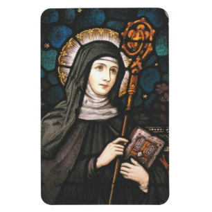 Imán St. Gertrudis del santo patrón de Nivelles de