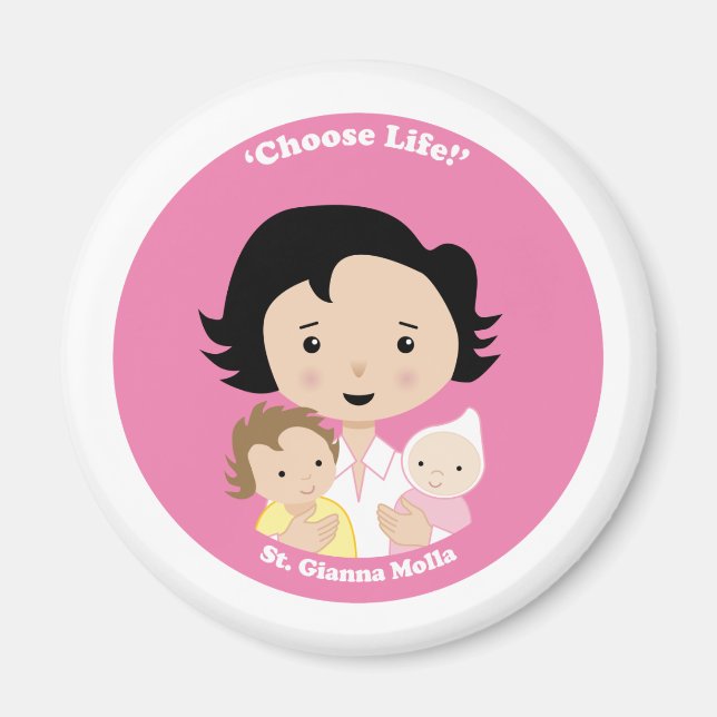 Imán St. Gianna Molla (Frente)