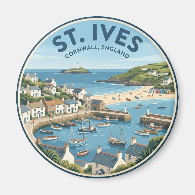 Imán St. Ives Inglaterra (Frente)