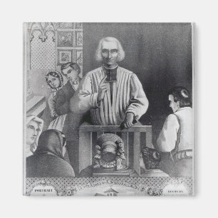 Imán St. Jean-Marie Vianney que predica, siglo XIX