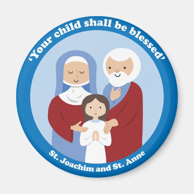Imán St. Joachim y Santa Ana (Frente)