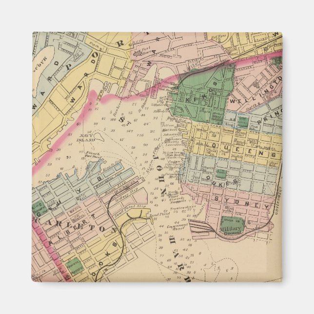 Imán St John, Portland, NB (Frente)