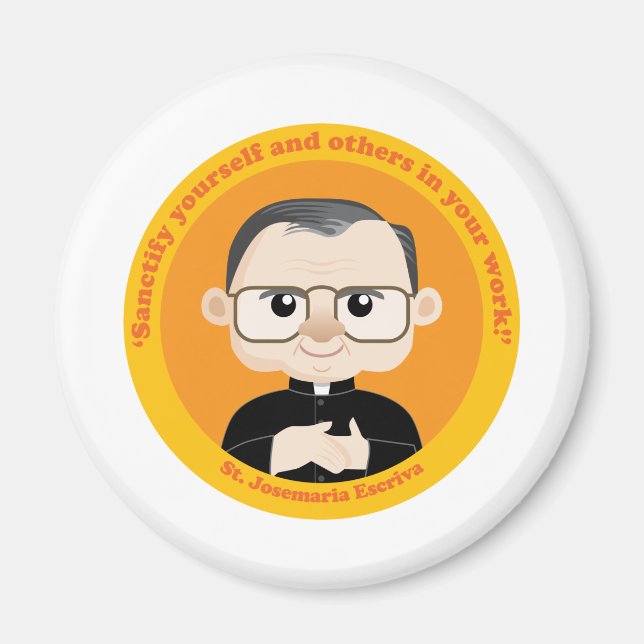 Imán St. Josemaria Escriva (Frente)