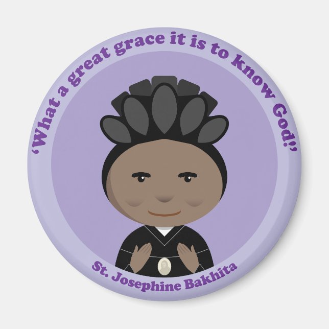 Imán St. Josephine Bakhita (Frente)