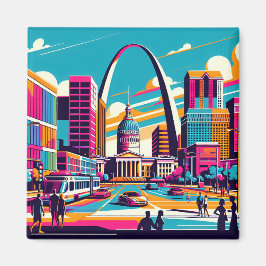 Imán St Louis, Missouri | El Arco De La Puerta De Enlac