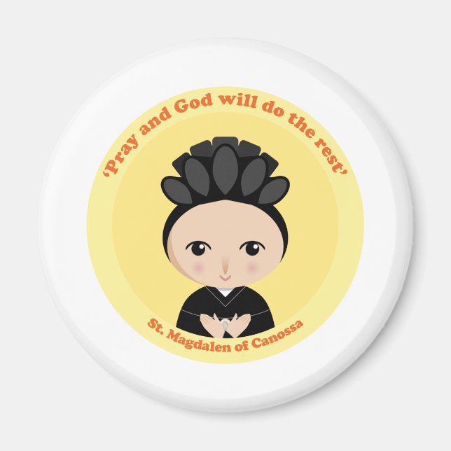 Imán St. Magdalen Canossa (Frente)