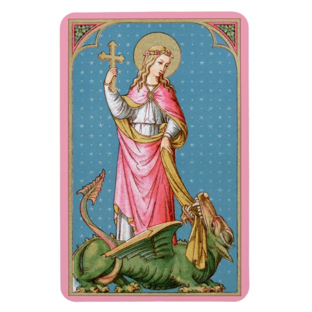 Imán St. Margaret de Antioch (SAU 038) (Vertical)