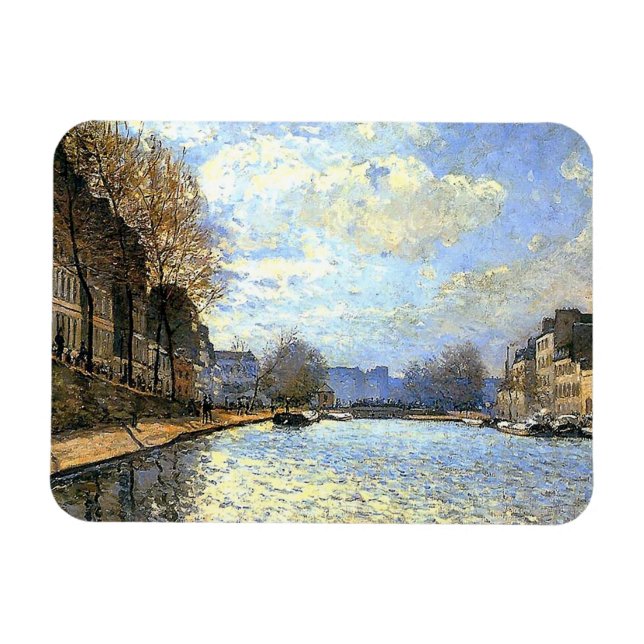 Imán St Martin Canal Alfred Sisley (Horizontal)