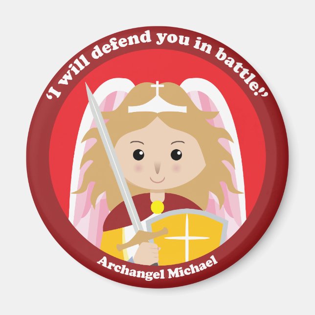 Imán St. Michael el Archangel (Frente)