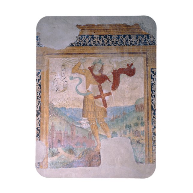 Imán St. Michael (fresco) (Vertical)