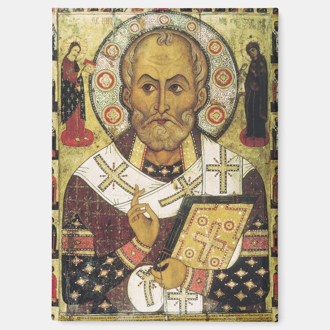 Imán St. Nicholas Russian icon (Anverso)
