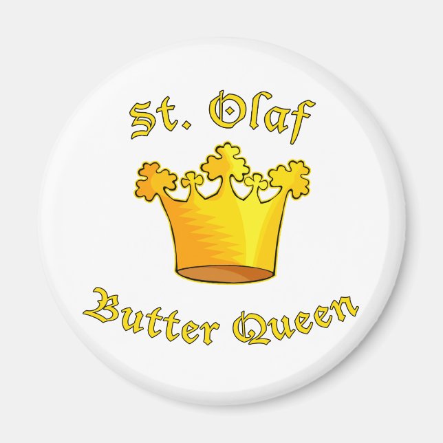 Imán St. Olaf Butter Queen Products (Frente)