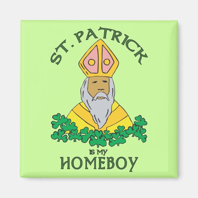 Imán St. Patrick Es Mi Homeboy (Frente)