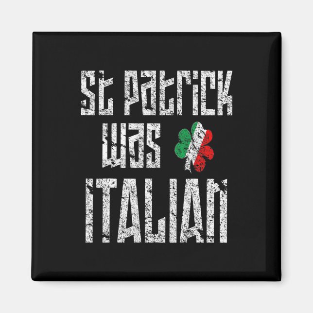 Imán St. Patrick Fue Un Problema Italiano En El Día De  (Frente)