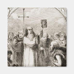 Imán St Patrick que muestra a la población de Irlanda