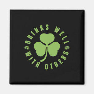Imán St. Patricks Day Divertido decir Cita bebe bien Wi