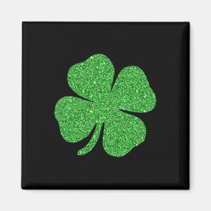 Imán St. Patrick's Day Lucky Charm Green Irish Clover S