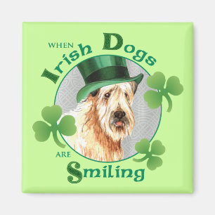 Imán St. Patrick's Day Wheaten Terrier