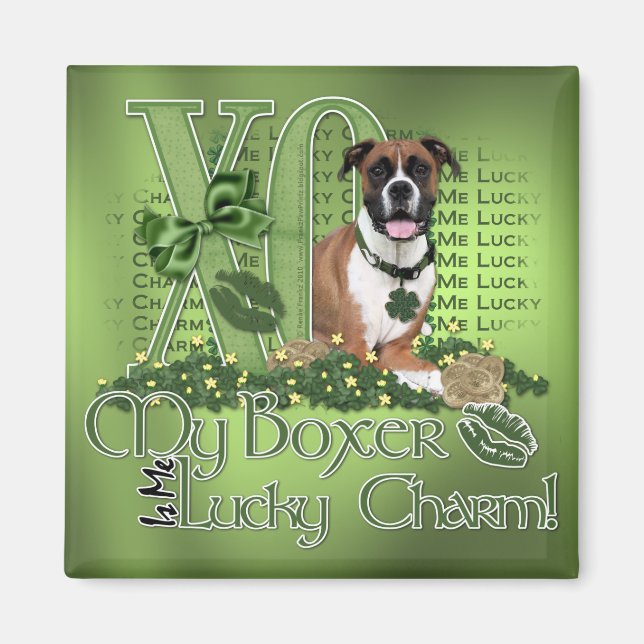 Imán St Patricks - Me Lucky Charm - Boxer - Vindy (Frente)