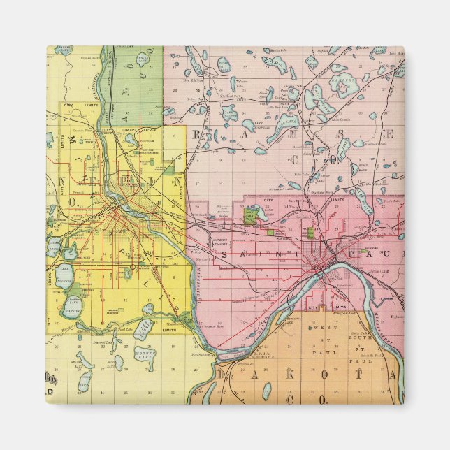 Imán St. Paul, Minneapolis, Minnesota (Frente)