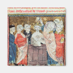 Imán St. Remigius, obispo del bautismo de Reims
