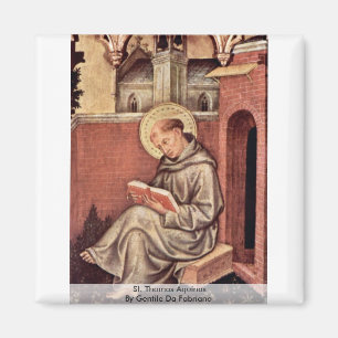 Imán St Thomas Aquinas de Gentile da Fabriano