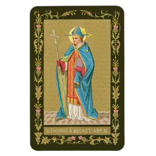Imán St. Thomas Becket con espada en Miter (P 005)