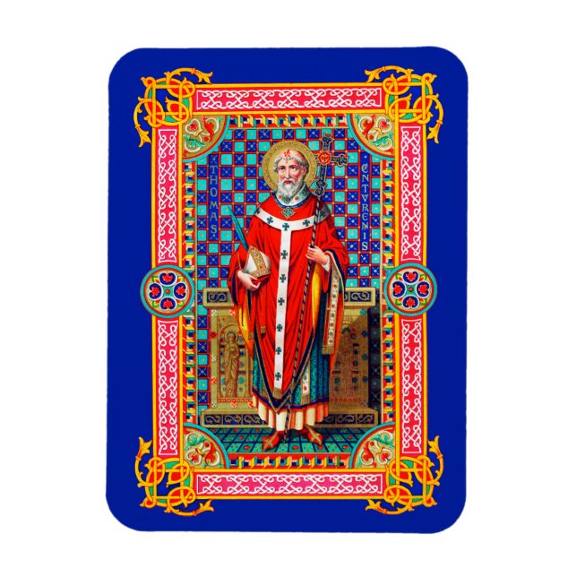 Imán St. Thomas Becket en Casuble Rojo (K 34) (Vertical)