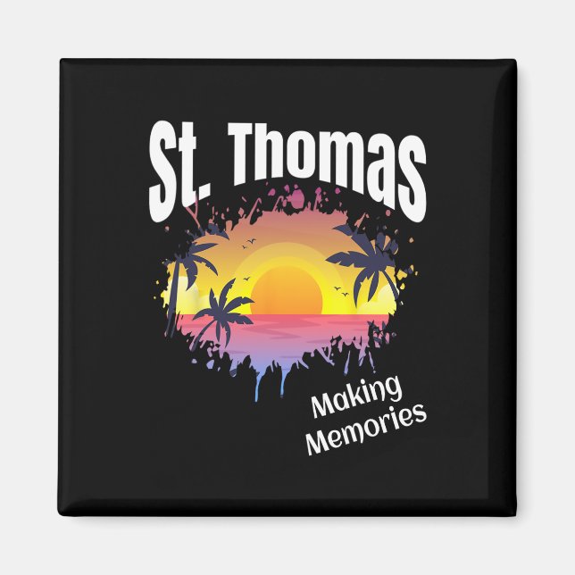 Imán St Thomas: Haciendo Recuerdos que coincidan con la (Frente)