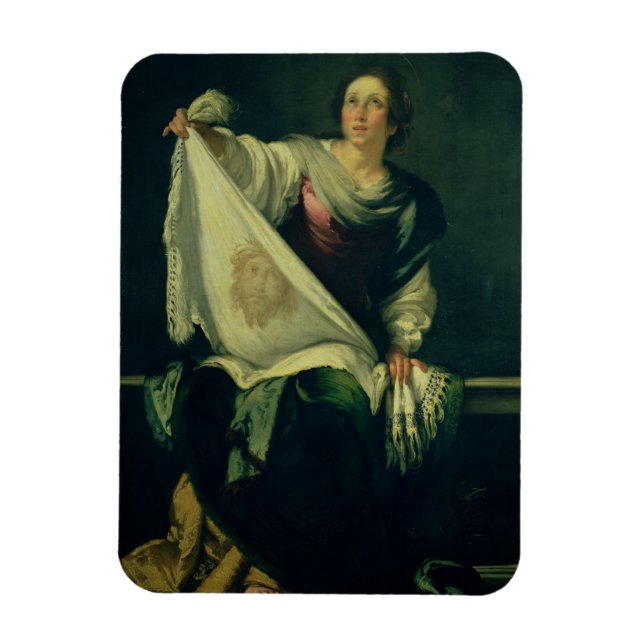 Imán St. Veronica, 1625-30 (aceite sobre lienzo) (Vertical)