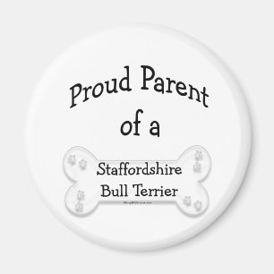 Imán Staffordshire Bull Terrier Orgulloso P... - Magnet