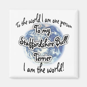 Imán Staffordshire Terrier World 2 - Magnet
