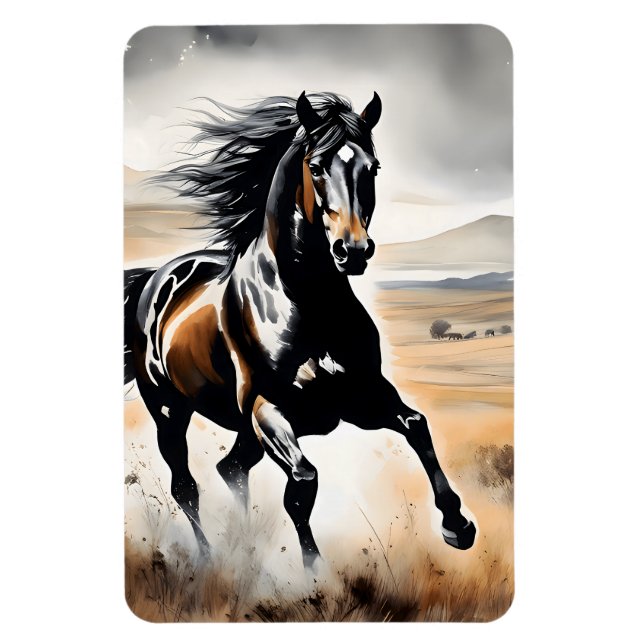 Imán Stallion in Full Stride (Vertical)