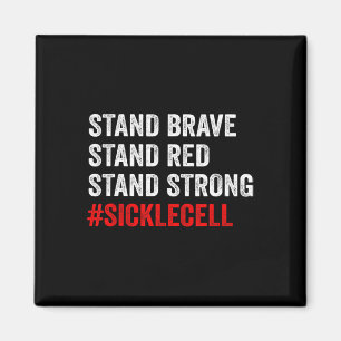 Imán Stand Brave Stand Red Stand Fuerte Anemia Sickle C