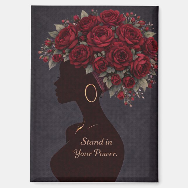 Imán Stand in Your Power Inspirational Magnet  (Anverso)