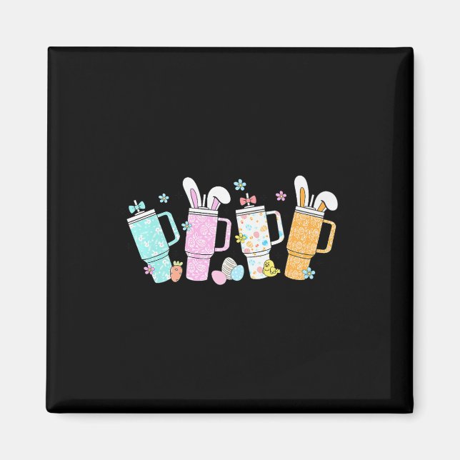 Imán Stanley Tumbler, el Día de Pascua Retro, inspiró a (Frente)