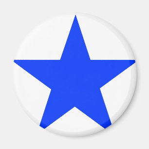 Imán Star Blue The MUSEUM Zazzle Gifts